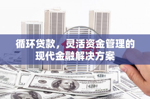 凤县循环贷款，灵活资金管理的现代金融解决方案