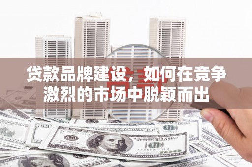 临湘贷款品牌建设，如何在竞争激烈的市场中脱颖而出