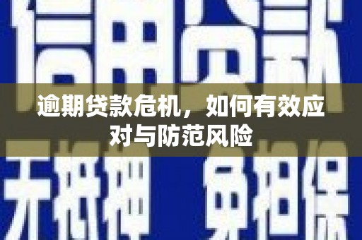 资溪逾期贷款危机，如何有效应对与防范风险