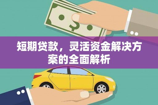 嵊州短期贷款，灵活资金解决方案的全面解析