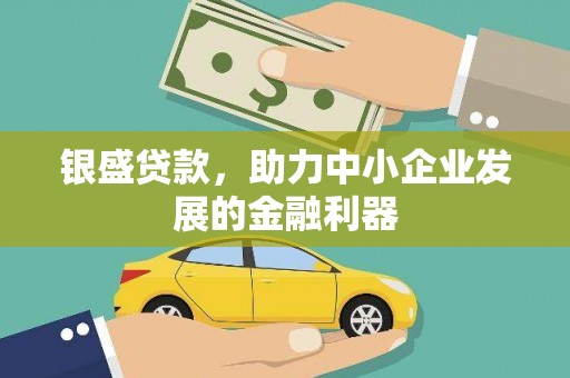 大社银盛贷款，助力中小企业发展的金融利器