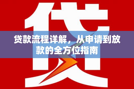 杂多贷款流程详解，从申请到放款的全方位指南