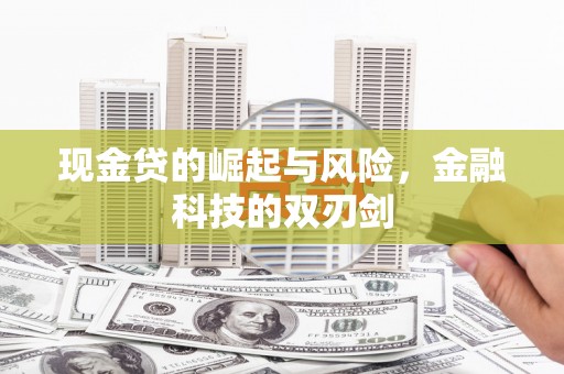 爱民现金贷的崛起与风险，金融科技的双刃剑
