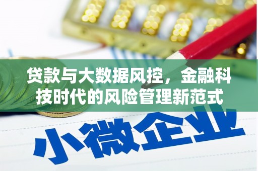 高阳贷款与大数据风控，金融科技时代的风险管理新范式