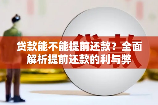 亳州贷款能不能提前还款？全面解析提前还款的利与弊