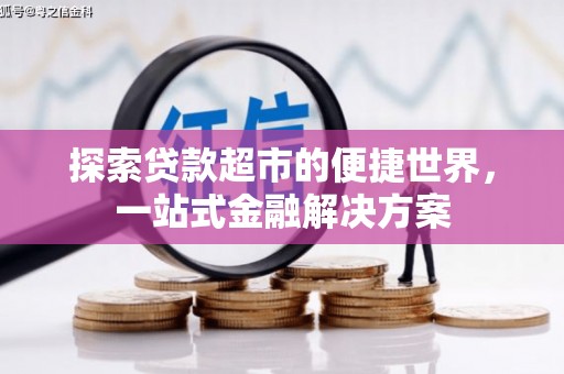 甘南探索贷款超市的便捷世界，一站式金融解决方案