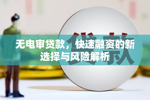 虾峙无电审贷款，快速融资的新选择与风险解析