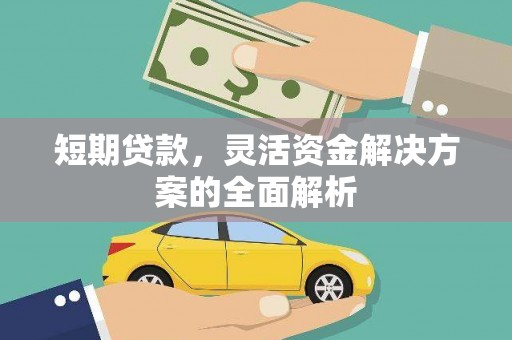 嘉陵短期贷款，灵活资金解决方案的全面解析