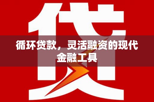 康乐循环贷款，灵活融资的现代金融工具
